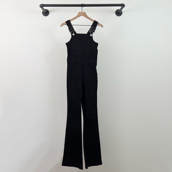 NEW Frame Le High Flared Denim Jumpsuit Overalls - Picture 5 of 6